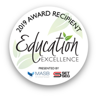 2019 Award Recipient Education Excellence Logo
